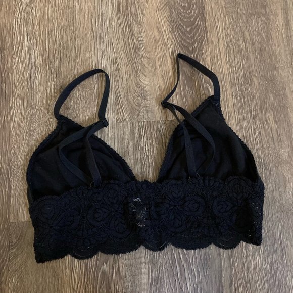 Cosabella Sonia Lace-Trim Bralette in Black - Picture 3 of 5